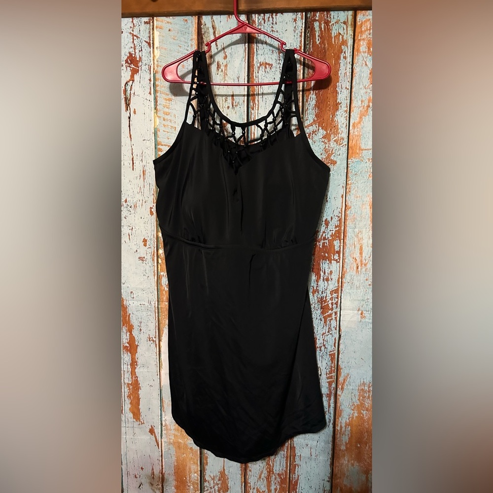 Swimsuits For All Black Plus Size Swimsuit